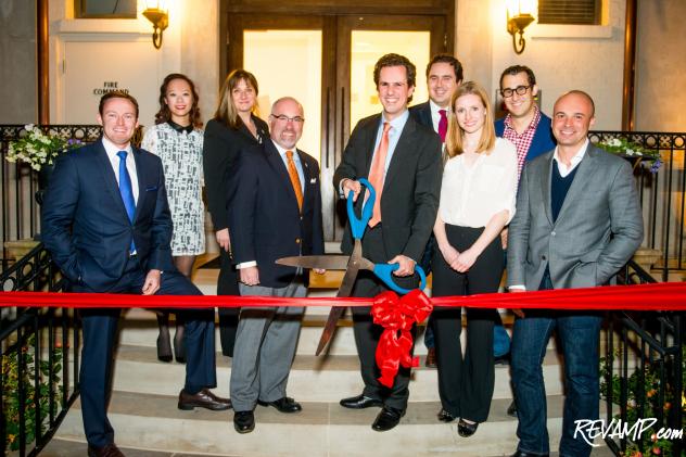 Congressman Patrick E. Murphy (FL), Oculus Realty Leasing Consultant Vicky Le, Oculus Realthy PM Mary Catherine Johns, Oculus Realty President & CEO David Meit, Aria Development Owner Joshua Benaim, Daniel Benaim, Aria Development's Kristiana Wilson, Tim Gordon, David Arditi.